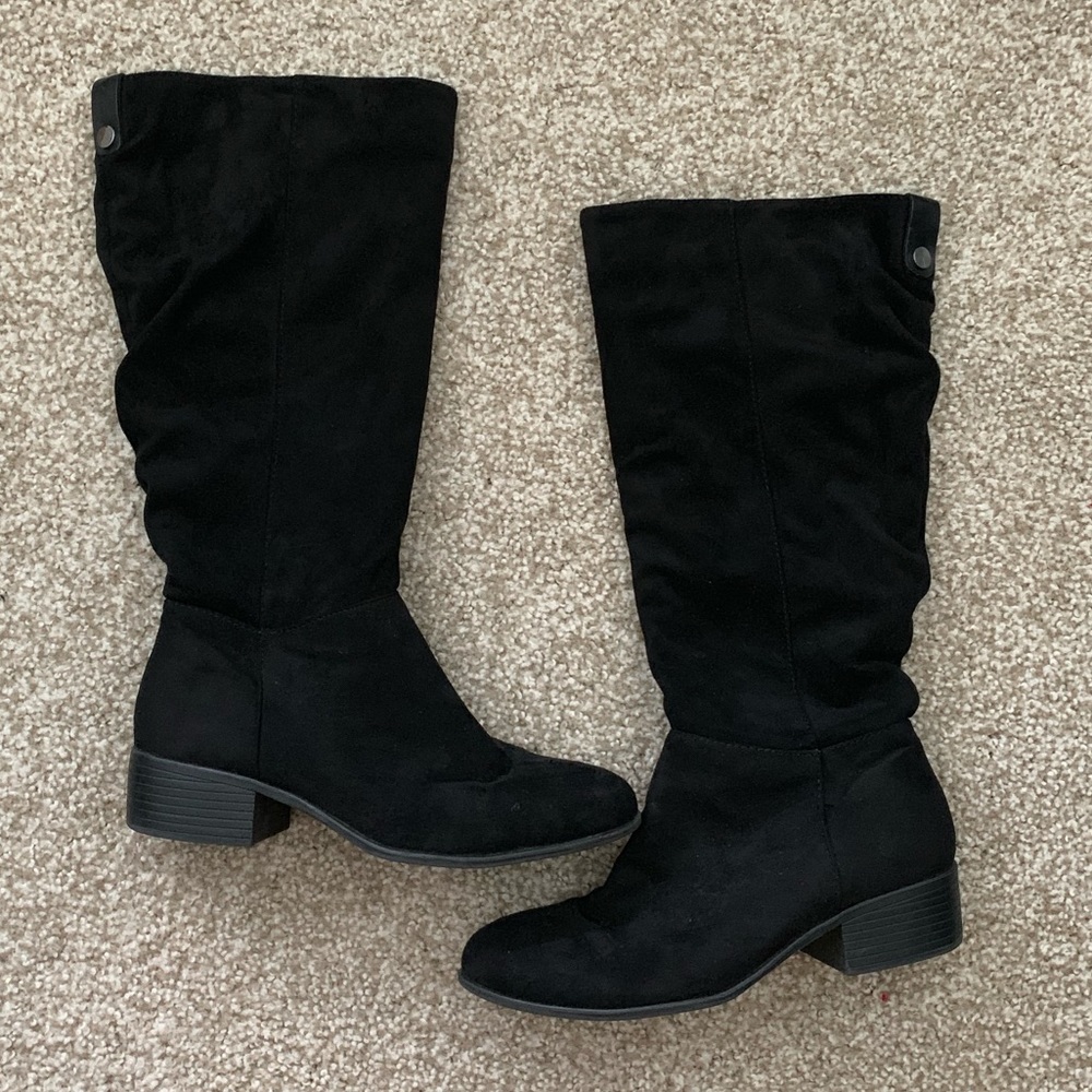 Black Suede Boots